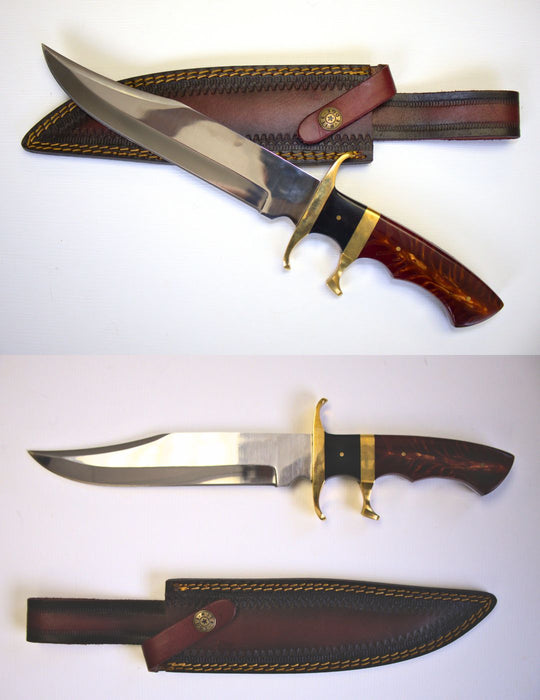 Terra Bowie Knife with Leather sheath