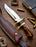 Terra Bowie Knife with Leather sheath