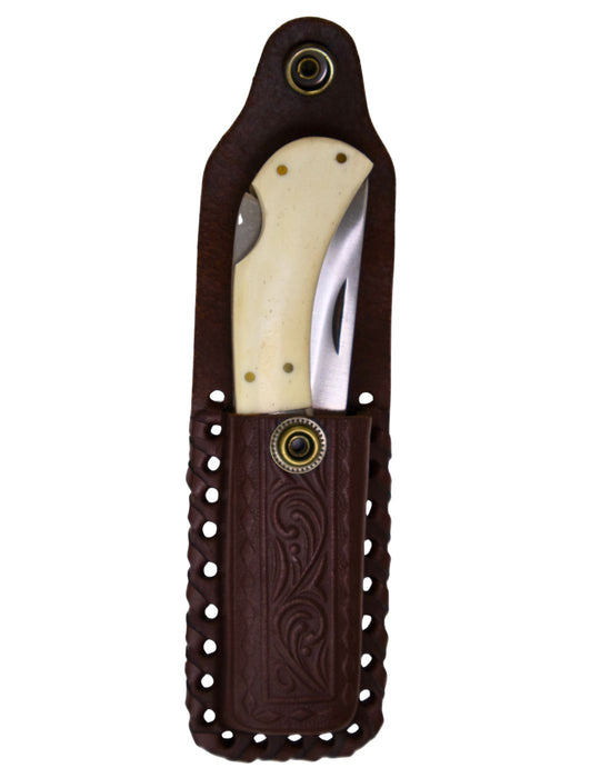 Single Bolster Lookback Folding Knife