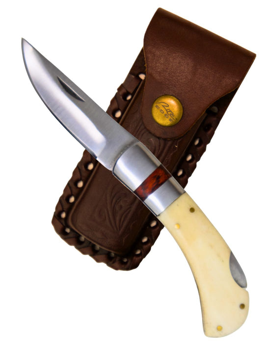Single Bolster Lookback Folding Knife