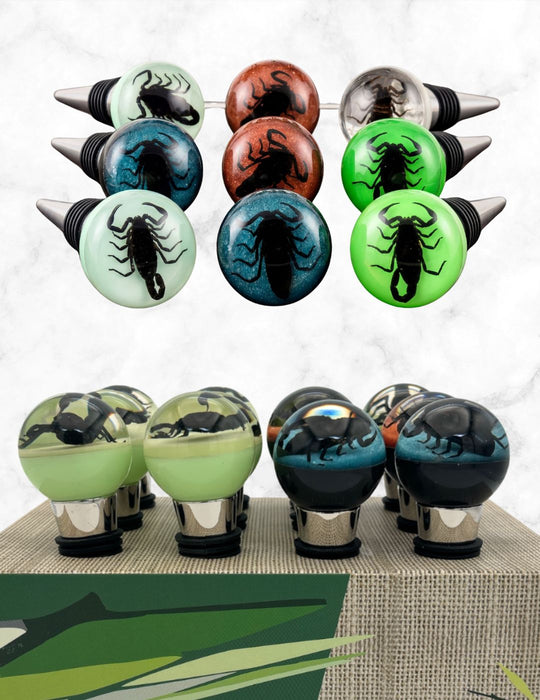 Black Scorpion Wine Stopper