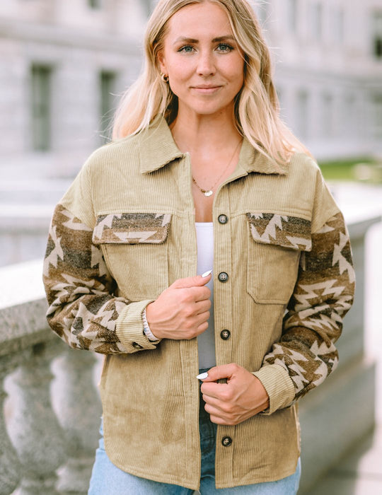 Women Corduroy Jacket, Medium