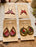Wood Cardinal Earrings
