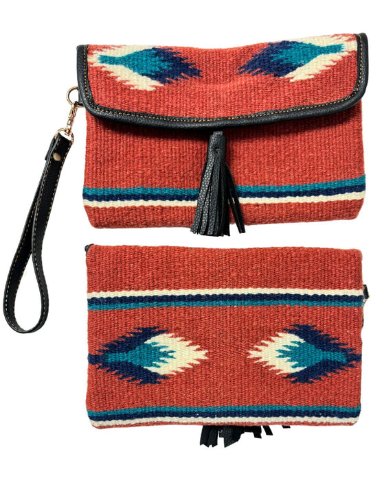 Wool Wristlet Purse - B1