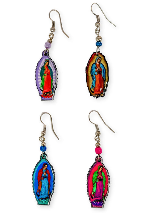 12 Pair Virgen de Guadalupe Earrings !  Only $3.50 each pair!