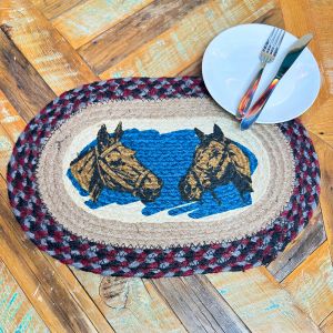 Braided Jute Table Mats, Design #14