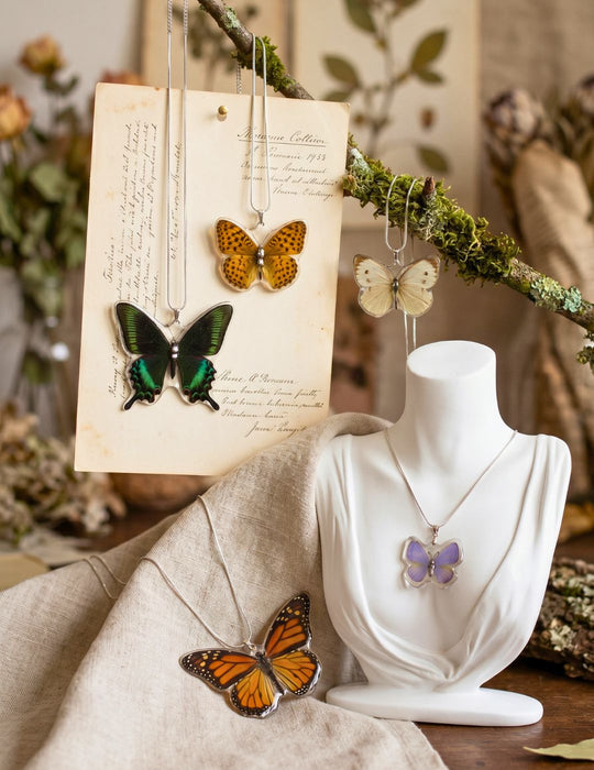 Real Butterfly Necklace