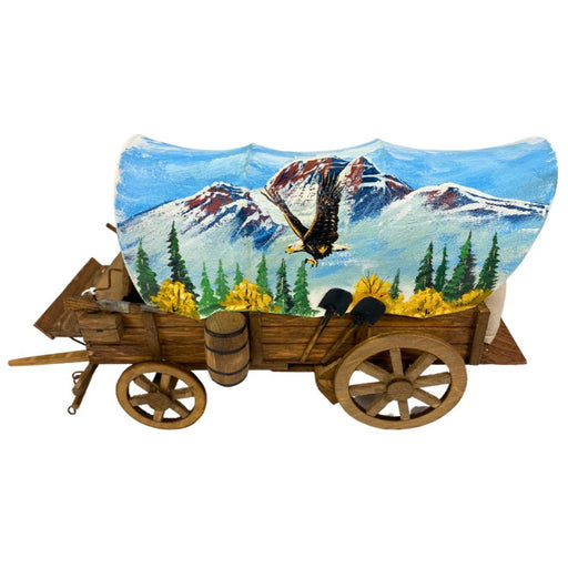 <FONT COLOR="RED">NEW!</FONT> SouthWest Hand Painted  "Soaring Eagle" Covered Wagon.
