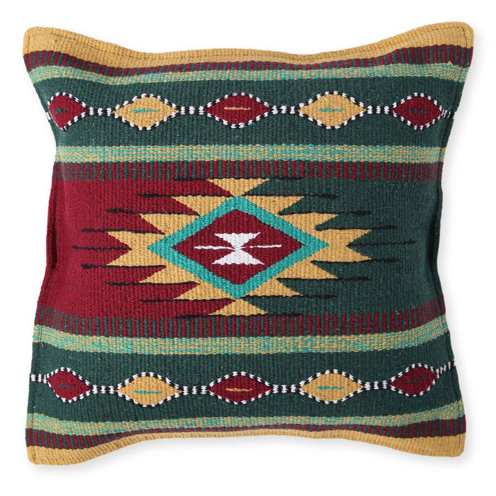 Handwoven Cotton Azteca Pillow Cover, Design #11