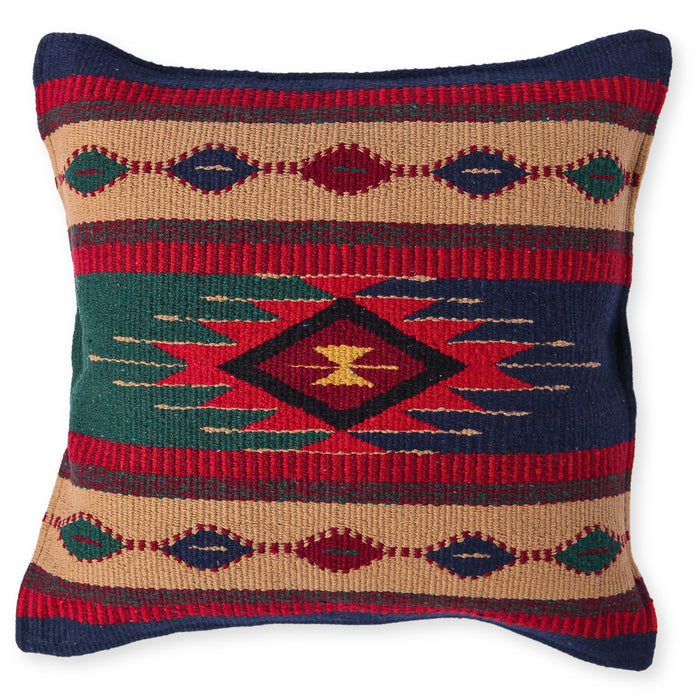 Handwoven Cotton Azteca Pillow Cover, Design #3