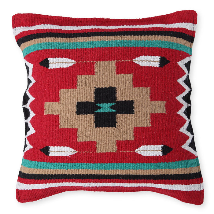 Handwoven Cotton Azteca Pillow Cover, Design #4