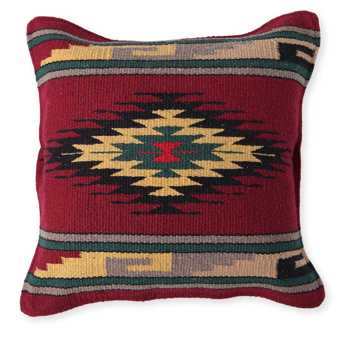 Handwoven Cotton Azteca Pillow Cover, Design #7
