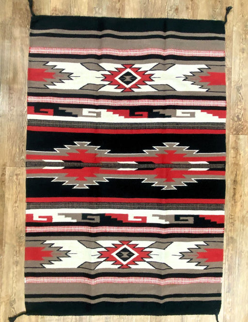 4'x6' Southwest Pattern Wool Rug 331
