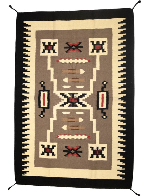 4'x6' Southwest Pattern Wool Rug 403