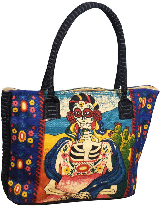 Cotton Stencil Purse-Day of the Dead Design #211