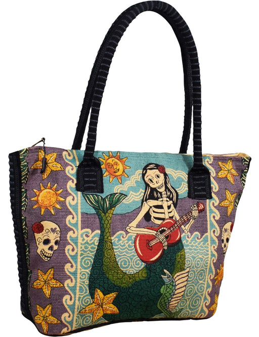 Cotton Stencil Purse-Day of the Dead Design #212