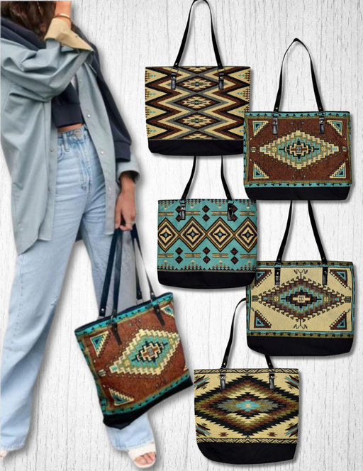 JUST IN! 10 Pack Southwest Jacquard Tote Bags, Only $9.25 each!