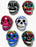 <FONT COLOR="RED">JUST IN!!</FONT> 6 Pack Large Ceramic Day of Dead Skull. Only $18.00ea.!!