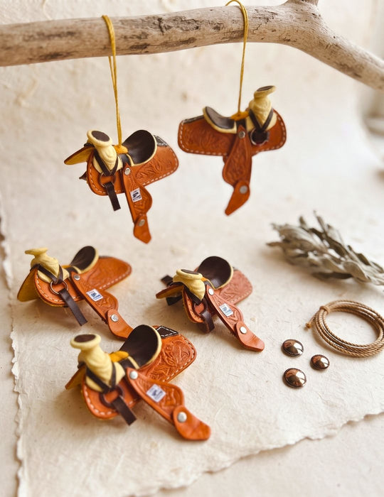 Mini Saddle Ornament