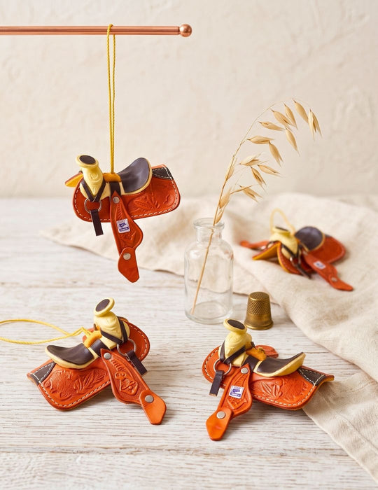 Mini Saddle Ornament