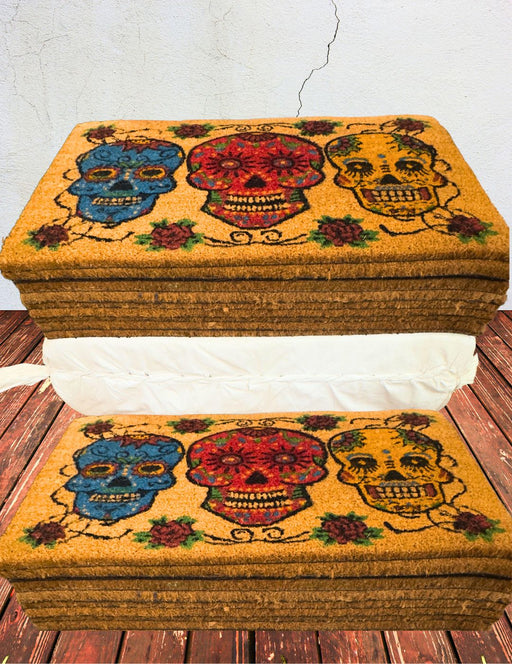 3 Popular Day of Dead Style Doormats. Only $10 ea.