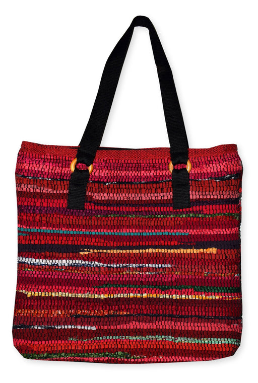 NWT Vintage Elka Handbags Black Feather Red Hibiscus Pattern