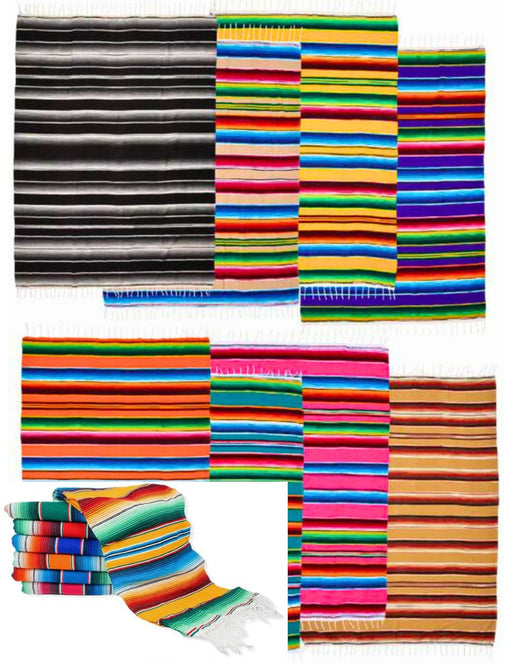 12 Authentic Mexican Serapes! Only $19.25 ea.