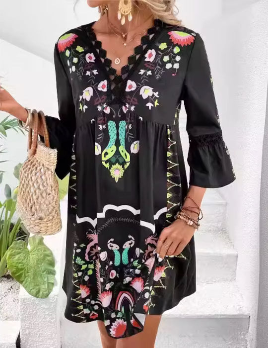 Summer Midi Dress 3B, Medium