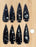4" Obsidian Arrowheads - 12 Quantity