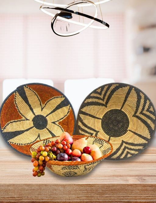 NEW !  3 Fine Coiled 16" Deep Fruit SouthWest Baskets ! Only $15.00 ea!