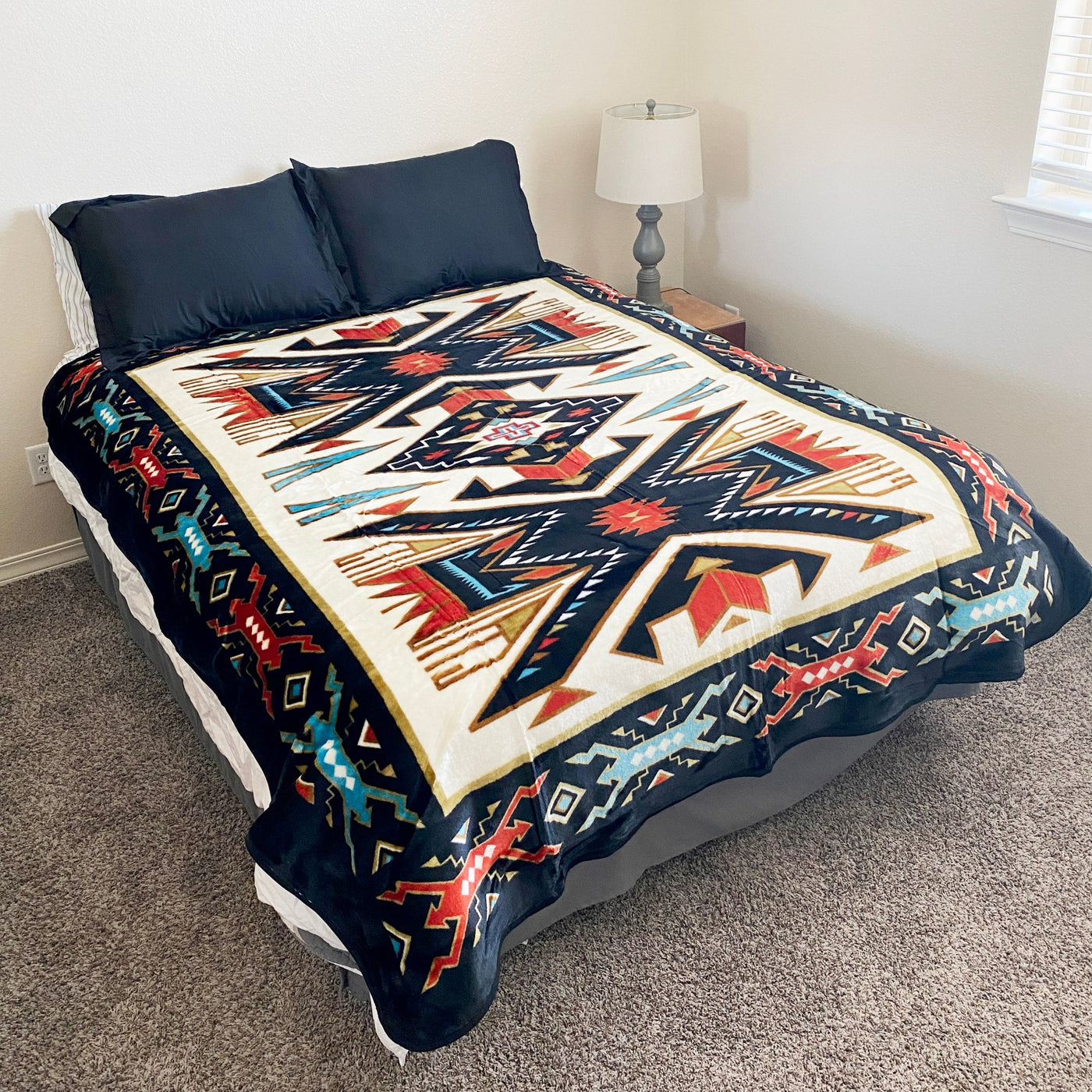 Luxury Plush Queen Size Blanket 4 — El Paso Saddleblanket