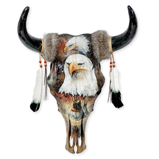 Southwest-Style Cow Skull, Eagle Spirit