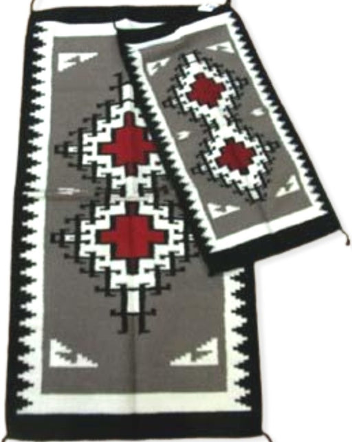 2 pack Southwest Style Wool Rugs in design #325 and in two sizes.
