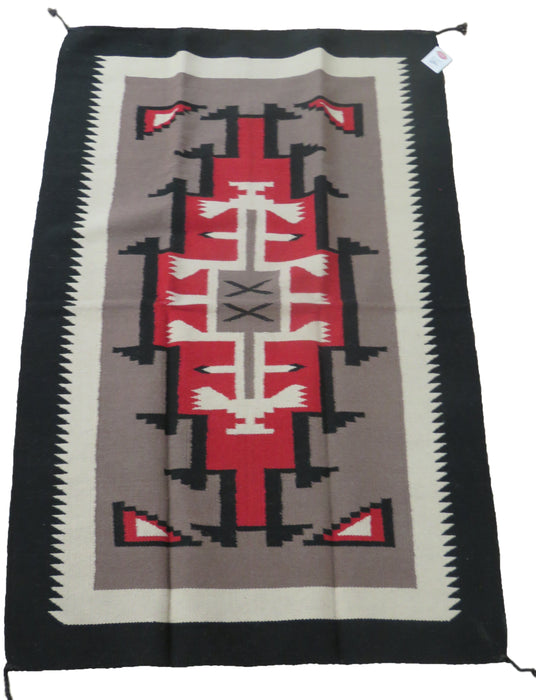 4'x6' Southwest Pattern Wool Rug 307