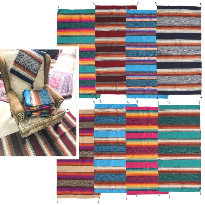 6 Pack Montana Handwoven Saddleblankets/Weavings! Only $13.50 ea.!