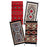 4 pack assorted wool southwest style floor rugs size 20" x 40".