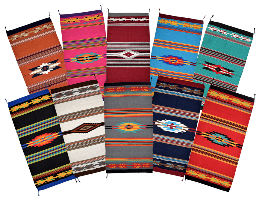 10 PACK 30" X 60" Cantina Throw Rugs!! Only $20.00 ea.!