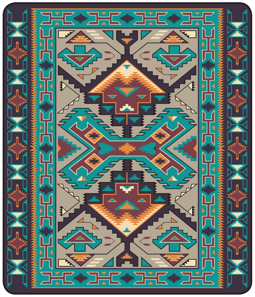 Luxury Plush Queen Size Blanket 16 — El Paso Saddleblanket