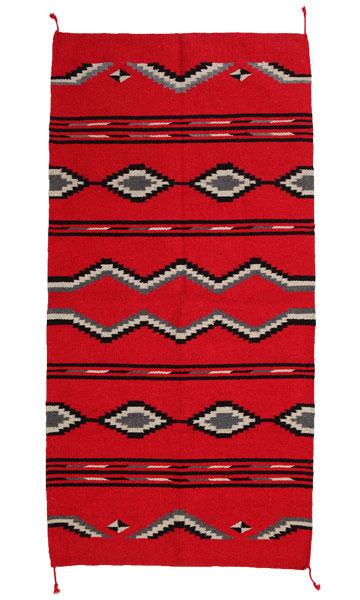 4'x6' Southwest Pattern Wool Rug 320A