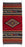 Handwoven southwest style acrylic rug in size 32" x 64". Rust and earth tones.