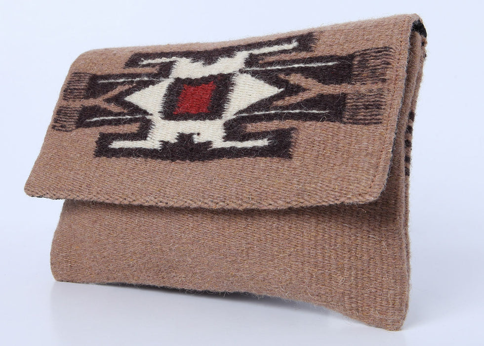 Southwest Wool Chimayo-Style Clutch Purse in design A