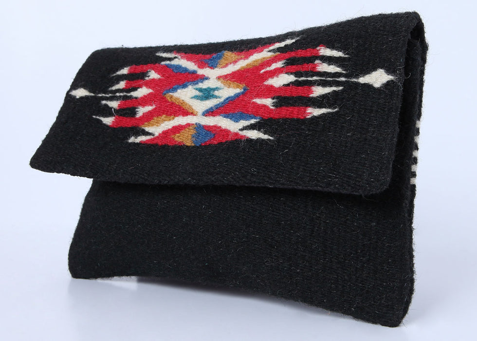 Southwest Wool Chimayo-Style Clutch Purse in design B