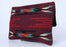 Southwest Wool Chimayo-Style Clutch Purse in design E, back side