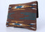 Southwest Wool Chimayo-Style Clutch Purse in design F, back side