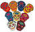 12 PACK Embroidered Skull Coin Purse, Only $5.00 ea!