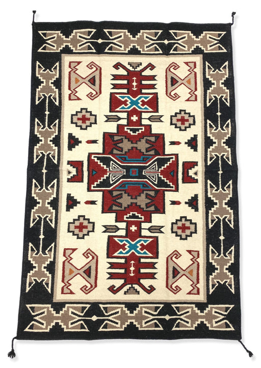 4' x 6' Handwoven Wool Trading Post Rug #680x1