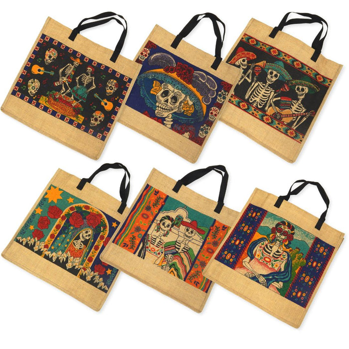 20 Day of Dead Jute bags! Only $3.00 ea!
