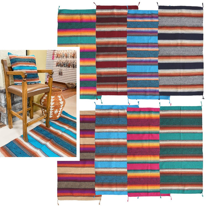 12 Pack Montana Handwoven Saddleblankets/Weavings! Only $13.50 ea.!