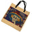 Day of the Dead themed jute reusable bag in a Catrina print by Candy Mayer.