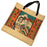Day of the dead themed jute reusable bag in a skeleton couple print by Candy Mayer.